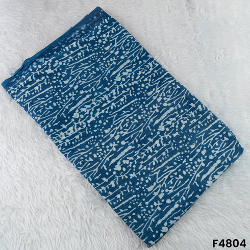 Indigo Print Cambric Cotton Fabric- F4804
