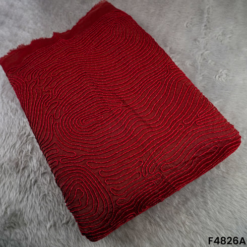 Thread Work Doria Shimmer Tissue Fabric- F4826