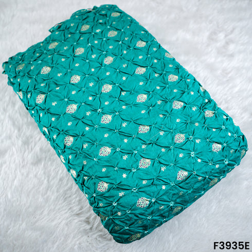 Pure bandhani silk Fabric- F3935