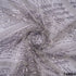 Cutdana Pearl Sequins Embroidered Net Fabric- F4856