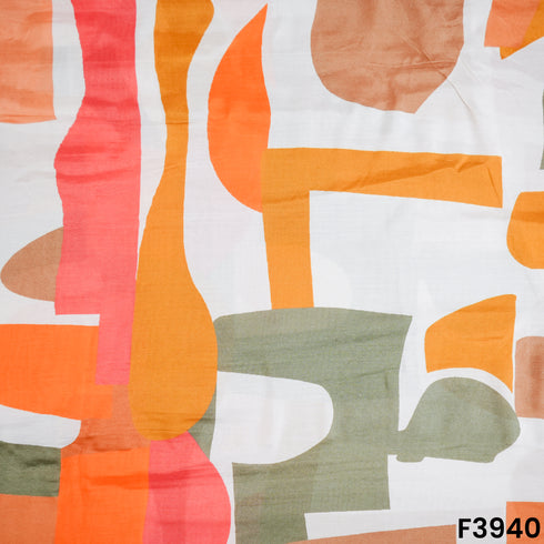 Digital Print Modal Cotton Fabric- F3940