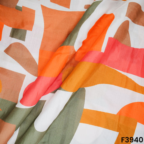 Digital Print Modal Cotton Fabric- F3940