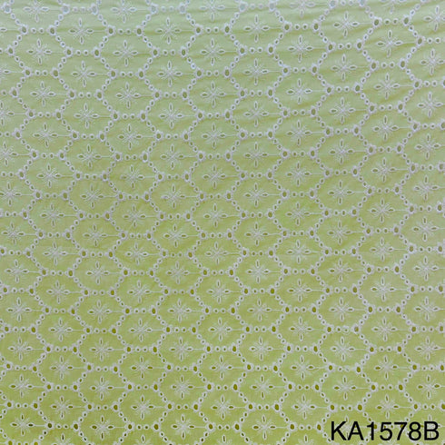 Embroidered Cotton Fabric-KA1578