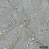 Dyeable Thread Sequins Mirror Embroidered Georgette Fabric - f2038