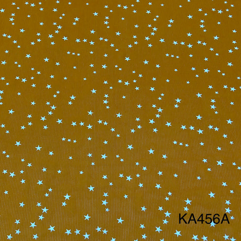 RUBBER Print Georgette Fabric-KA456