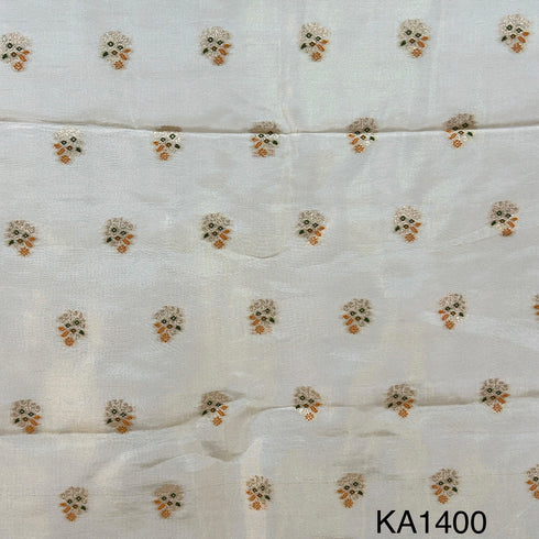 Banarasi Tissue Silk Fabric-KA1400
