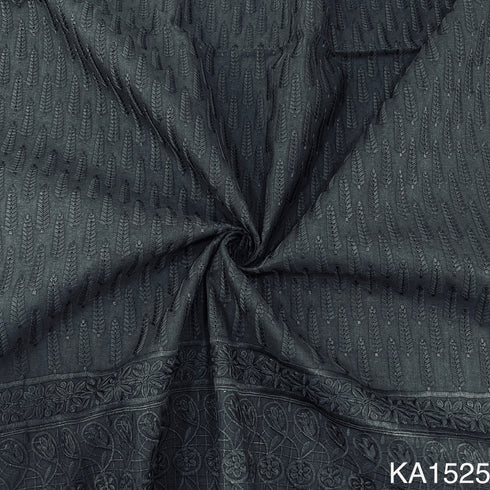 Chikankari Cotton Fabric-KA1525