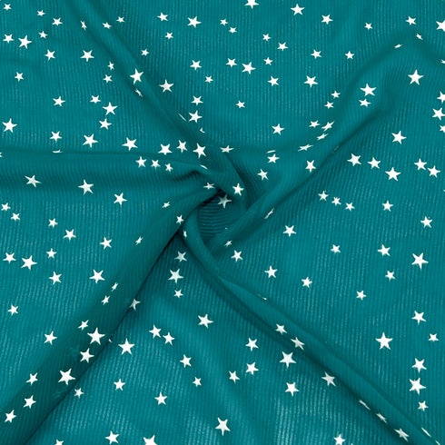 RUBBER Print Georgette Fabric-KA455