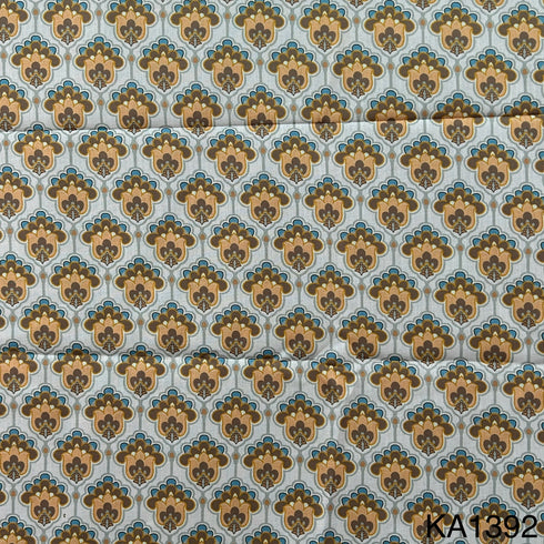 Printed Lilen Cotton Fabric-KA1392