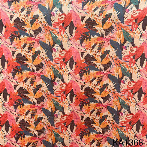Printed Organza Fabric-KA1368