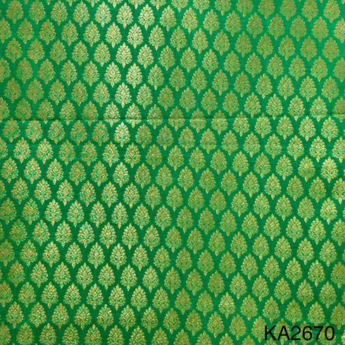 Banarasi Silk Brocade Fabric-KA2670