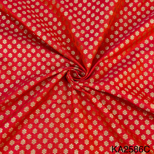Banarasi Silk Brocade Fabric - KA2586