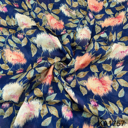 Printed Chinon Fabric KA1757