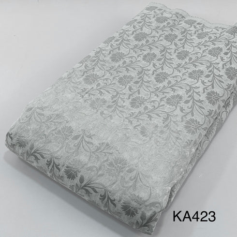 Dyeable Banarasi Georgette Fabric-KA423