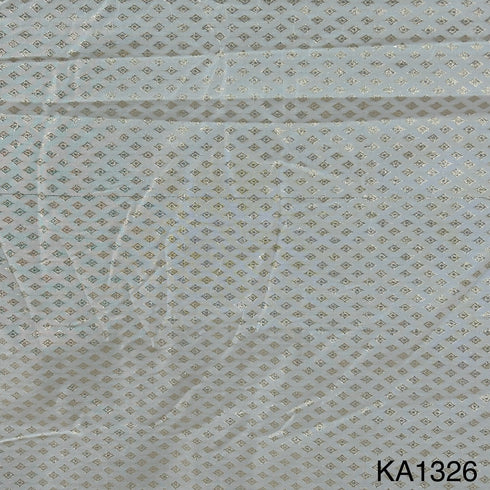 Zari Chanderi Fabric-KA1326