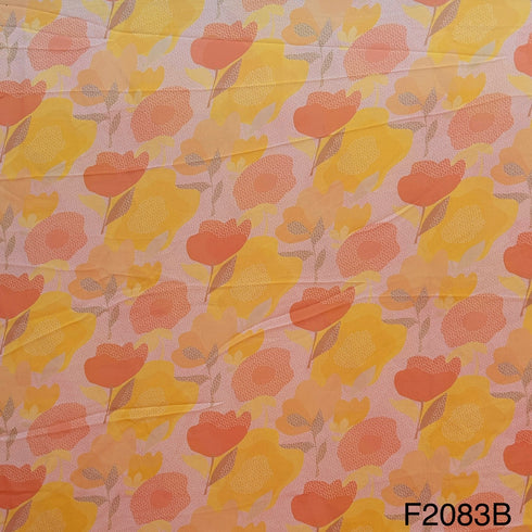 Printed Georgette fabric-F2083