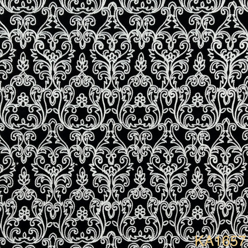 Thread Embroidered Cotton FABRIC-KA1657