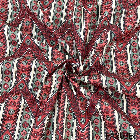 Block Print Cotton fabric-F1963