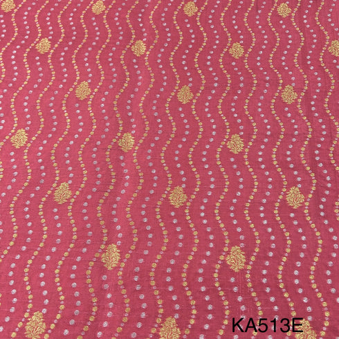 Silk Brocade Fabric-KA513