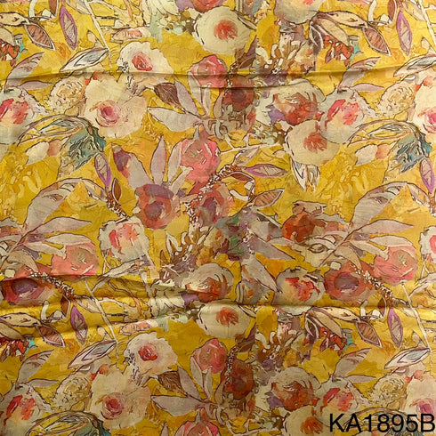 Printed Organza Fabric-KA1895