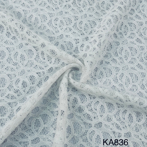 Dyeable Self Nylon Net Fabric-KA836