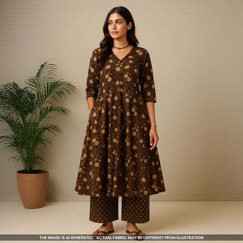 Printed Cambric Cotton Fabric- F4716