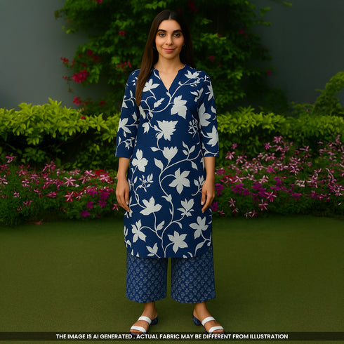 Printed Cambric Cotton Fabric- F4733