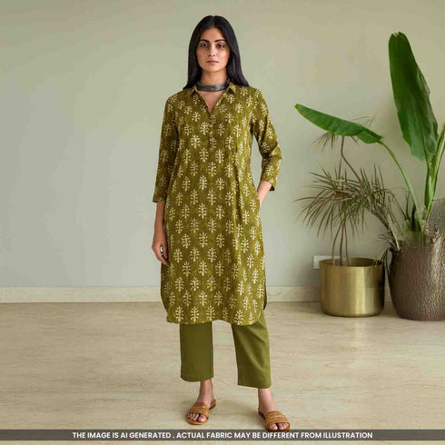 Printed Cambric Cotton Fabric- F4763