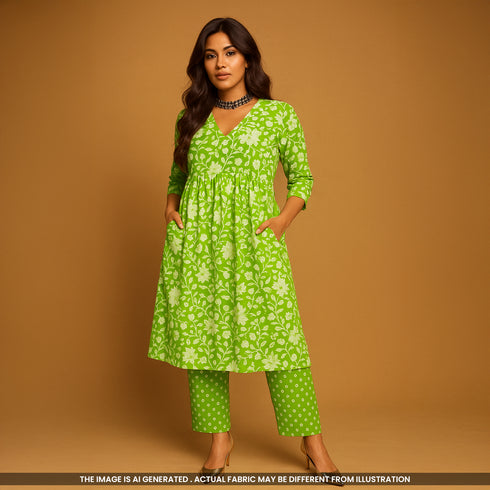 Printed Cambric Cotton Fabric- F4603