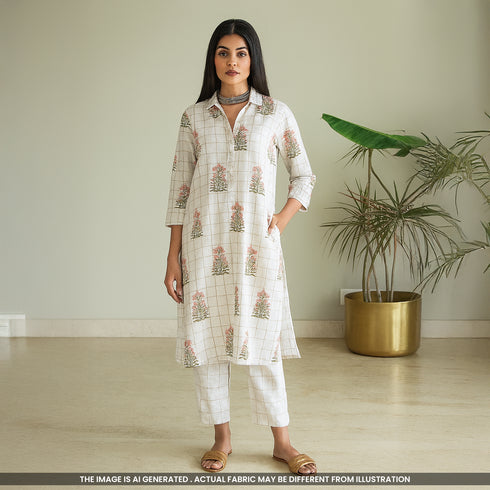 Printed Doria Cotton Fabric- F4703