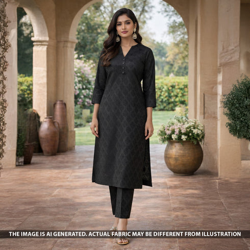 Jacquard Silk Fabric - F5493