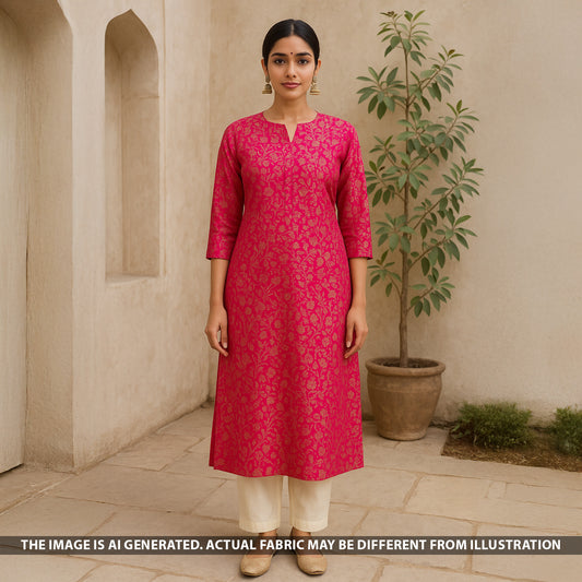 Banarasi Brocade Silk Fabric - F5343