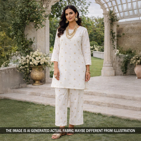 Foil Print Cotton Fabric - F5898