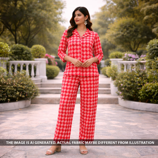 Ikkat Print Cotton Fabric - F5972