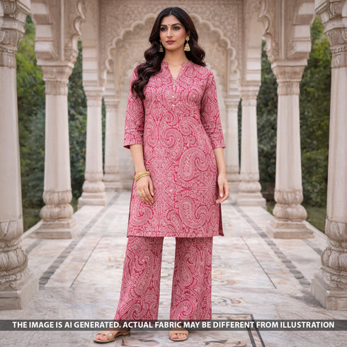 Block Print Cotton Fabric - F5714