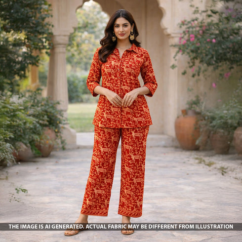 Block Print Cotton Fabric - F5727