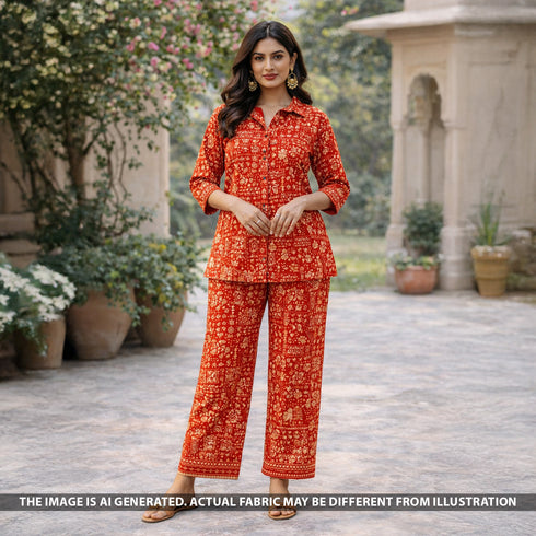 Block Print Cotton Fabric - F5728