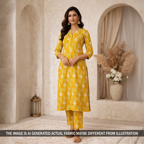 Block Print Cotton Fabric - F5774