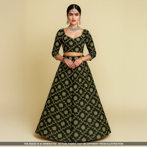 Brocade Fabric- F4324