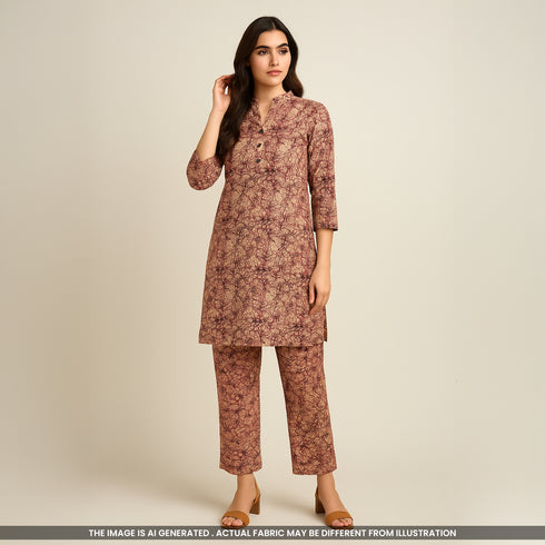 Shibori Print Cambric Cotton Fabric- F4160