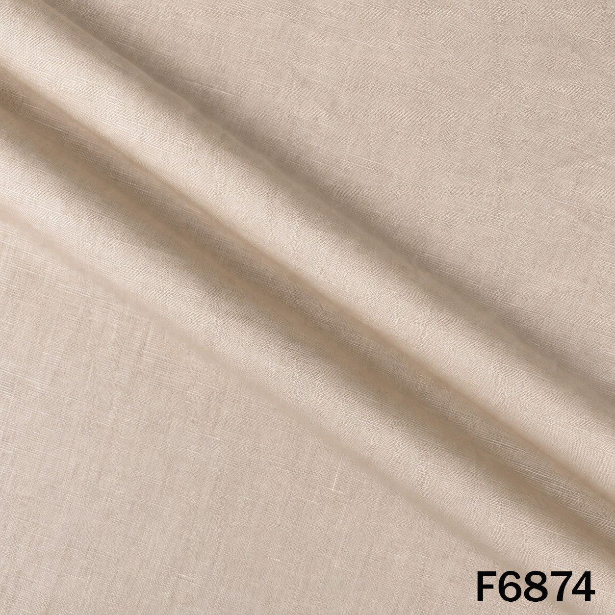 Linen Cotton Fabric - F6874
