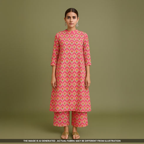 Pure Banarasi Silk Fabric- F4031