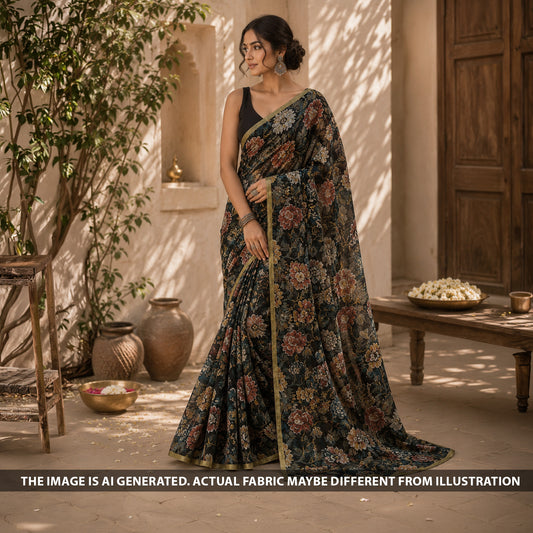 Digital Print Chiffon Fabric - F6756