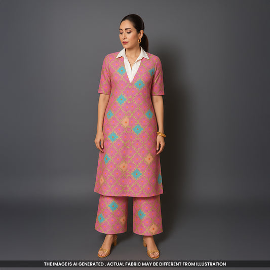 Banarasi Silk Fabric- F4075