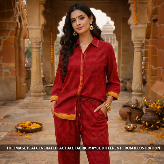 Handloom Cotton Fabric - F6240