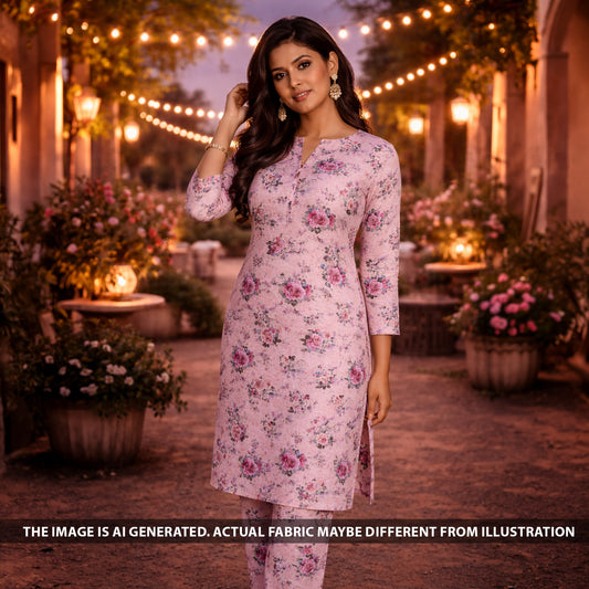 Printed Lizzy Bizzy Cotton Fabric - F6269