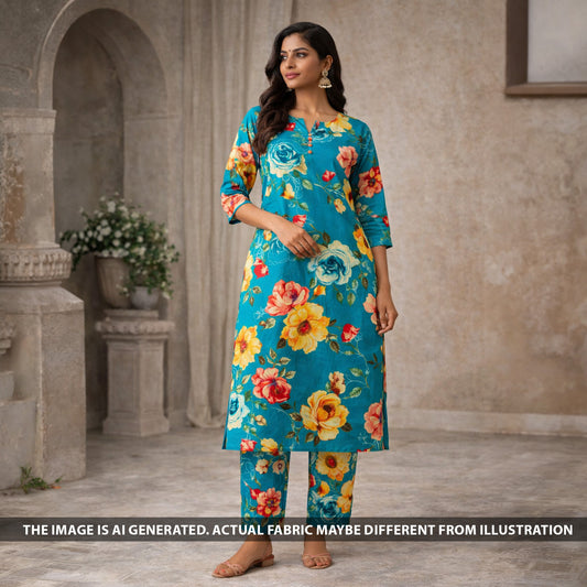 Digital Print Modal Cotton Fabric - F6020