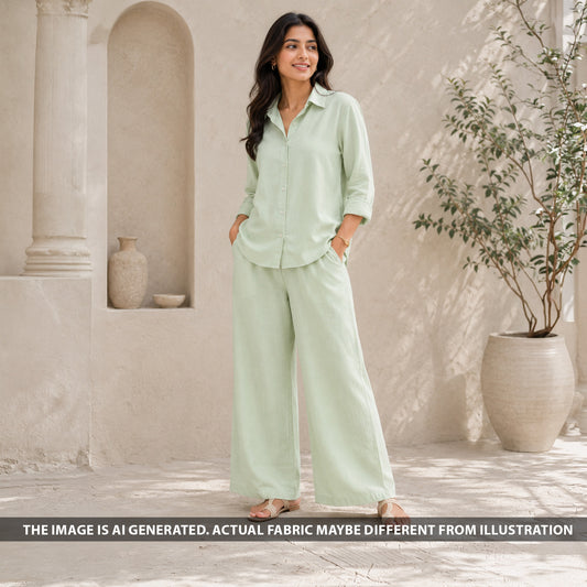 Linen Cotton Fabric - F6626