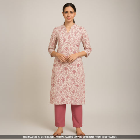 Kilol Print Cambric Cotton Fabric- F3850