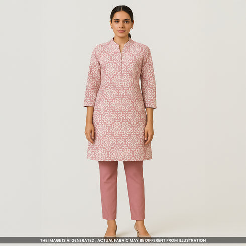 Kilol Print Cambric Cotton Fabric- F3860